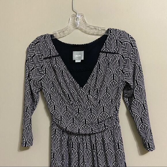 𝅺ANTHROPOLOGIE Sz XS Galena Midi Dress - Picture 3 of 8